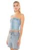 Haut tubulaire boutonné en denim sold by Urban Planet