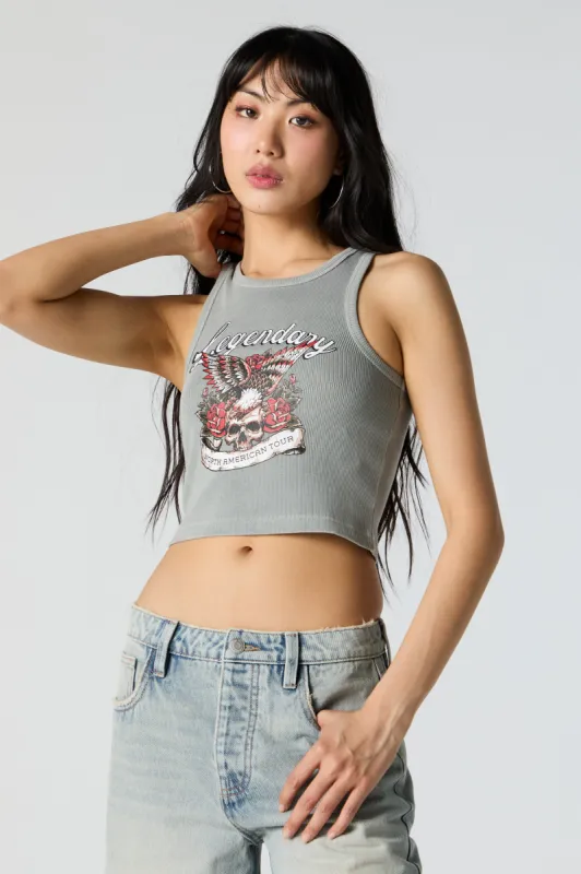 Legendary Graphic Ribbed Tank made by Stitches