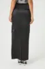 Satin Cargo Maxi Skirt sold by Urban Planet