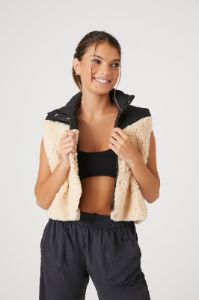 Active Faux-Shearling Vest sold by Urban Planet