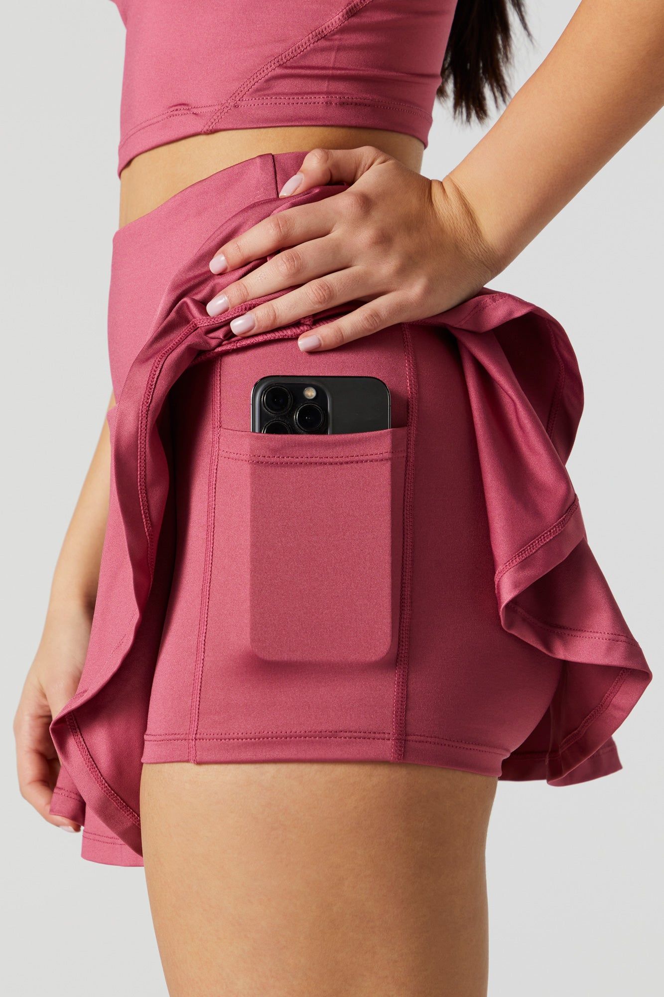 Active Side Pocket Tennis Skort sold by Urban Planet product image thumbnail 3