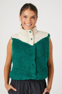 Active Faux-Shearling Vest sold by Urban Planet