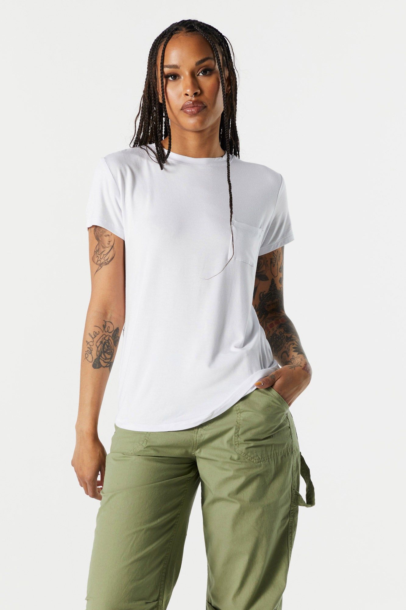 Relaxed Crewneck T-Shirt sold by Urban Planet product image thumbnail 7