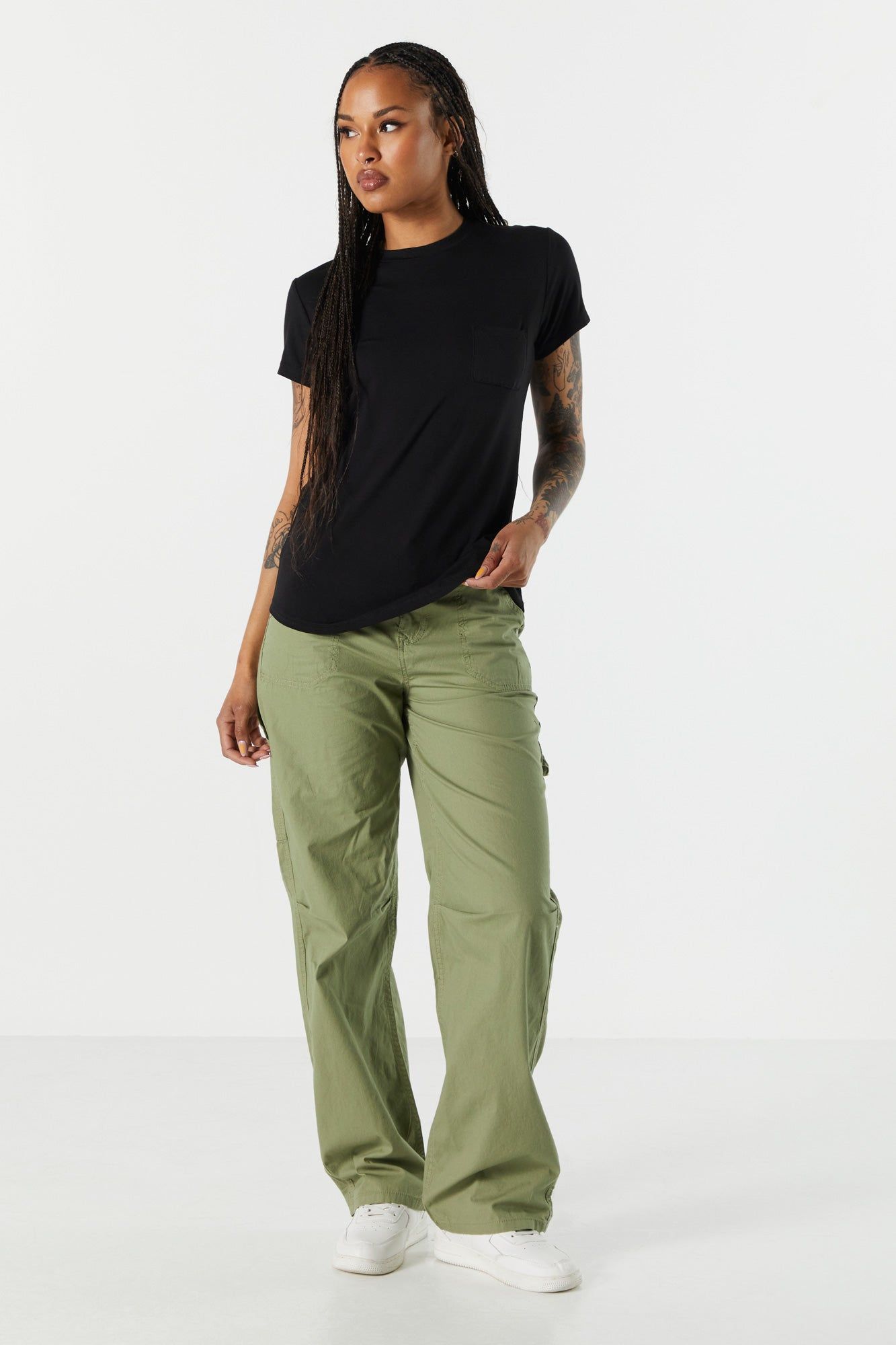 Relaxed Crewneck T-Shirt sold by Urban Planet product image thumbnail 6