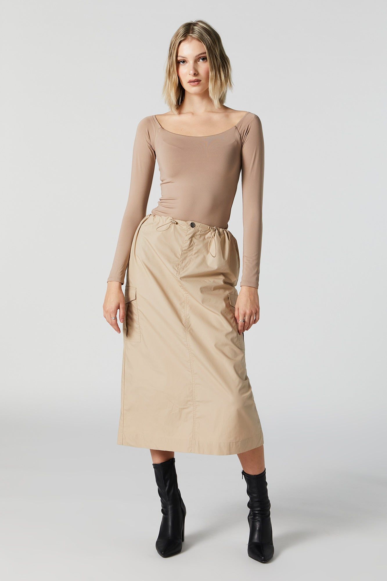 Cargo Midi Skirt sold by Urban Planet