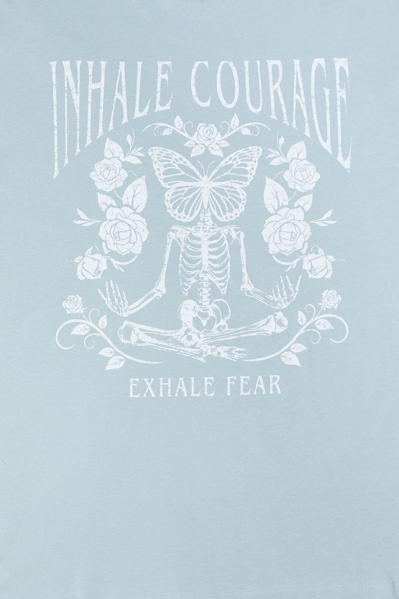 Inhale Courage Graphic Boyfriend T-Shirt sold by Urban Planet product image thumbnail 2