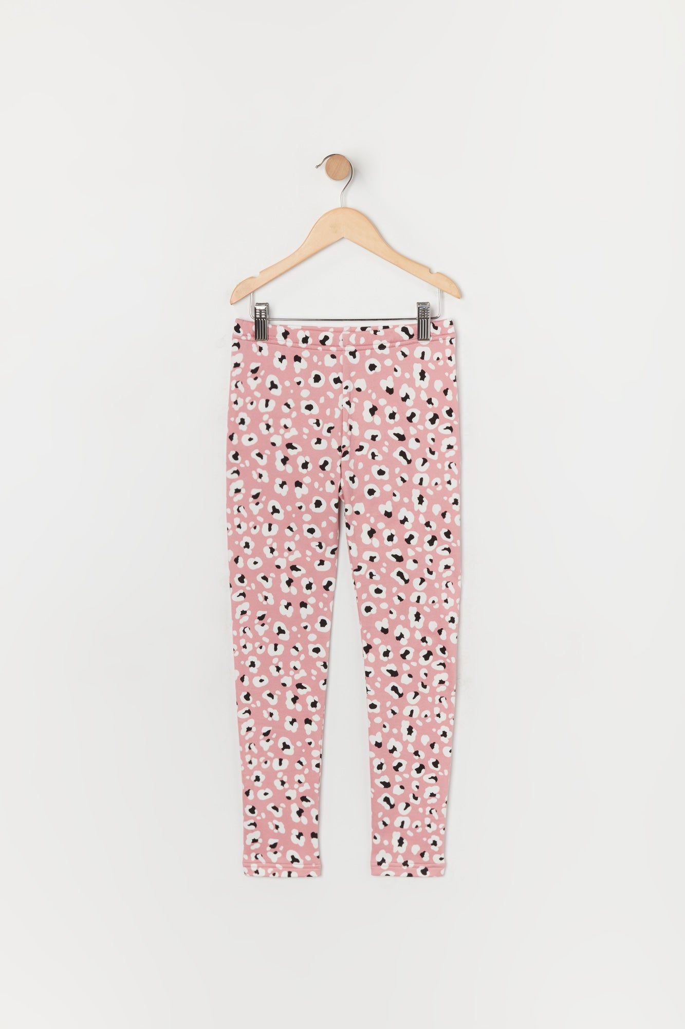 Girls Cheetah Print Soft Fleece Legging sold by Urban Planet