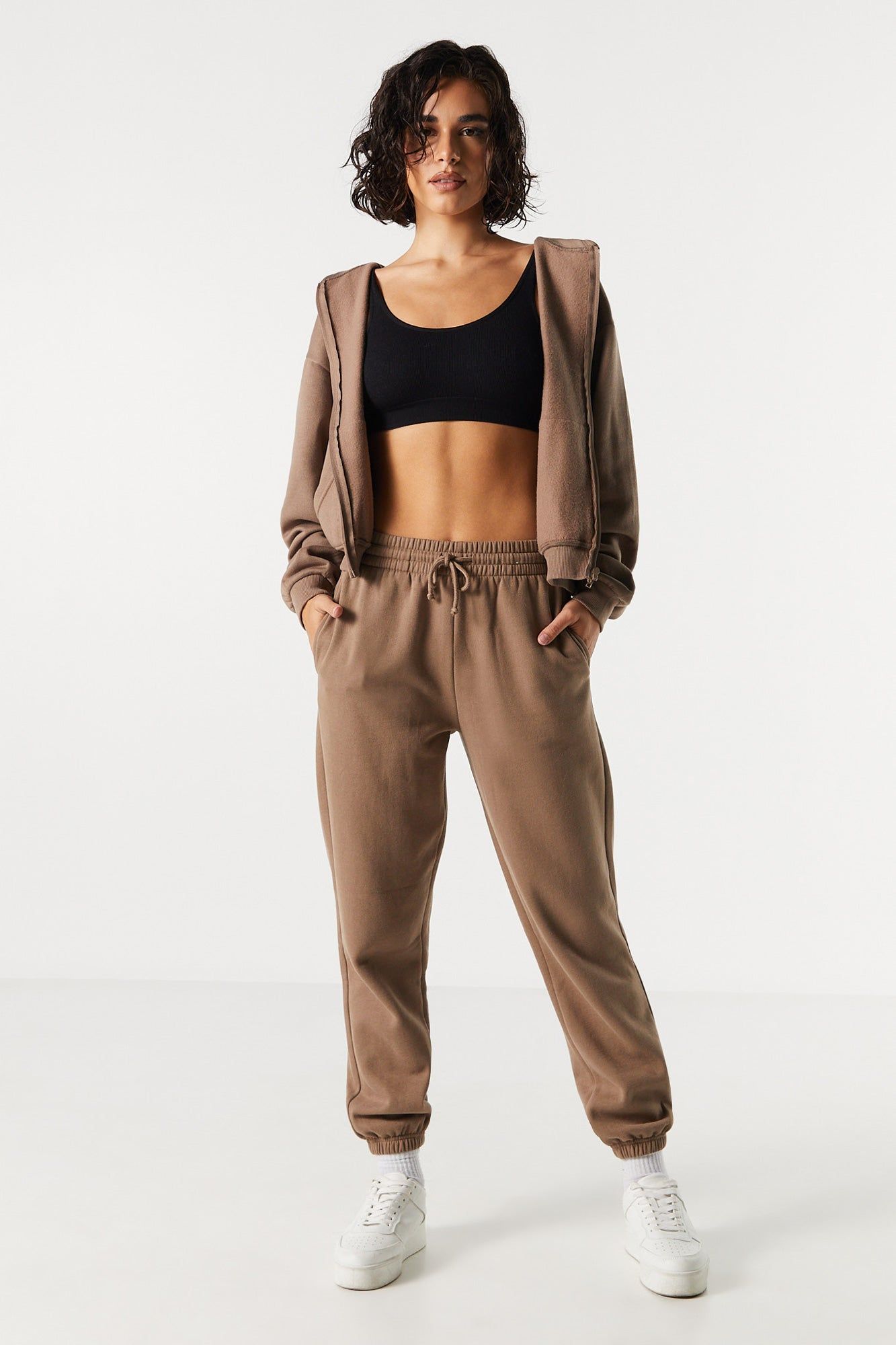 Fleece High Rise Jogger sold by Urban Planet