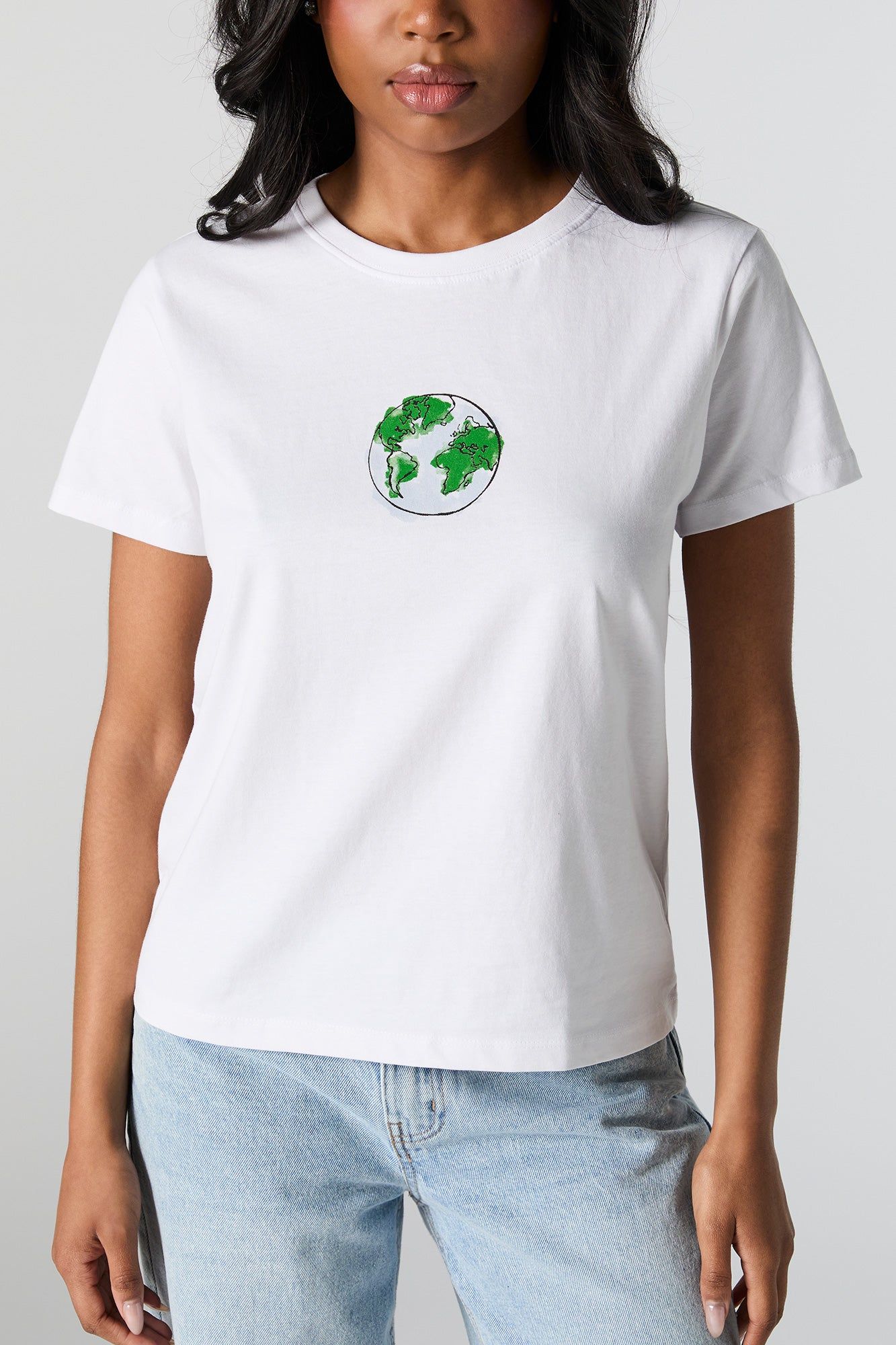 Earth Graphic Oversized T-Shirt sold by Urban Planet product image thumbnail 4