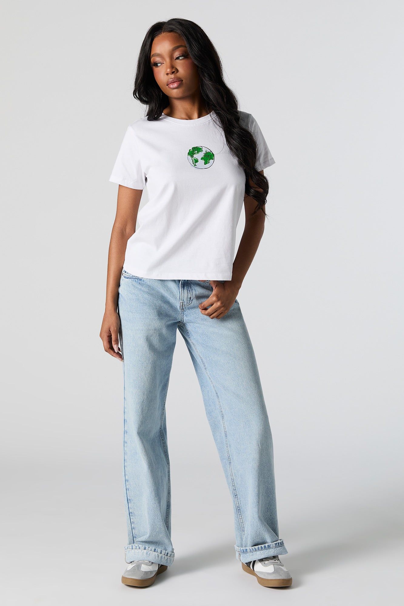 Earth Graphic Oversized T-Shirt sold by Urban Planet product image thumbnail 3