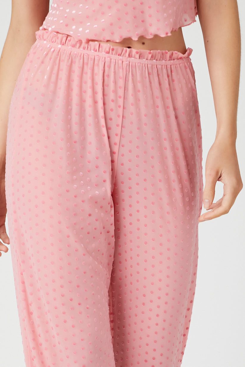 Pantalon de pyjama en velours à pois sold by Urban Planet product image thumbnail 4