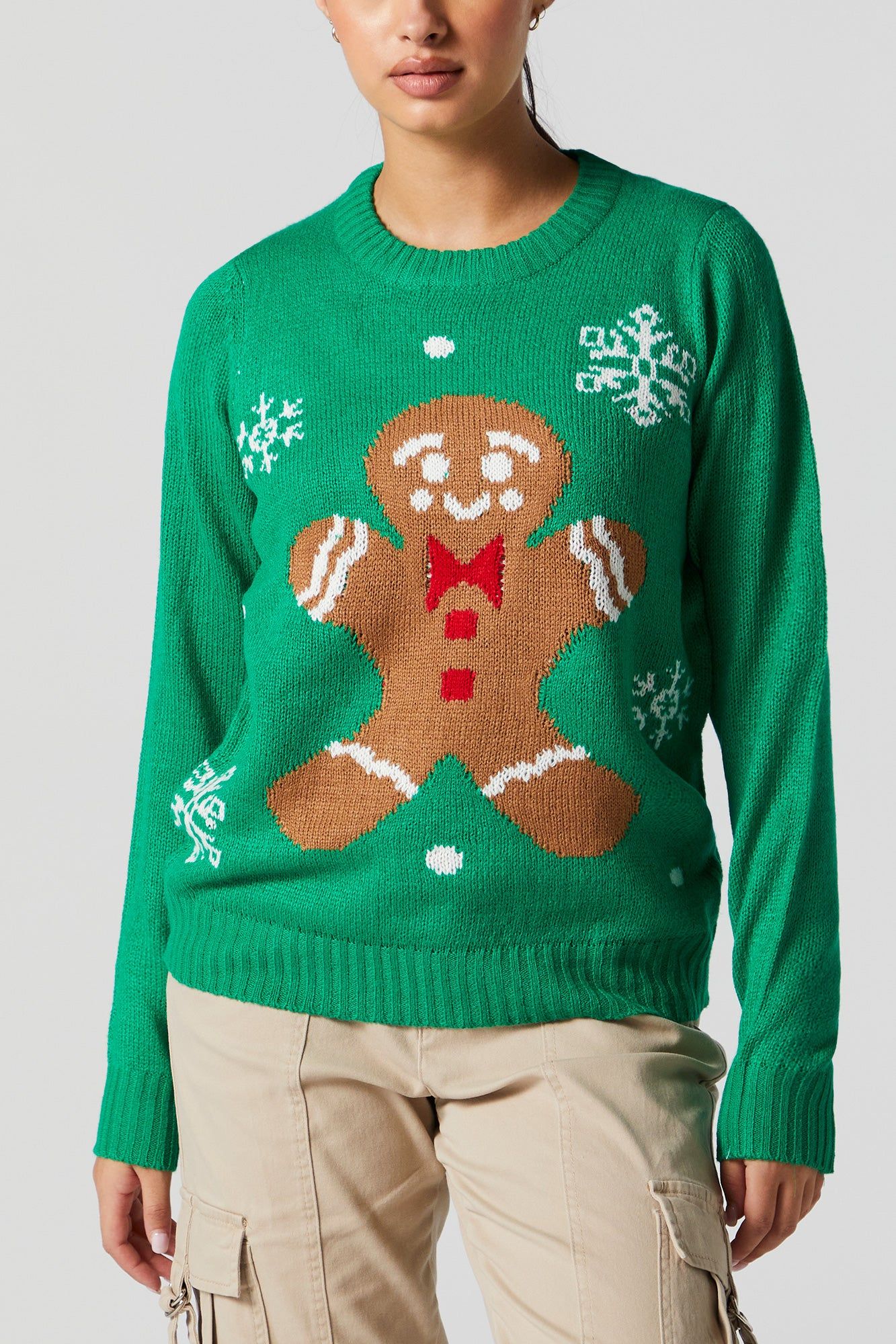 Chandail de Noël en tricot à imprimé Painn d'épice sold by Urban Planet product image thumbnail 2