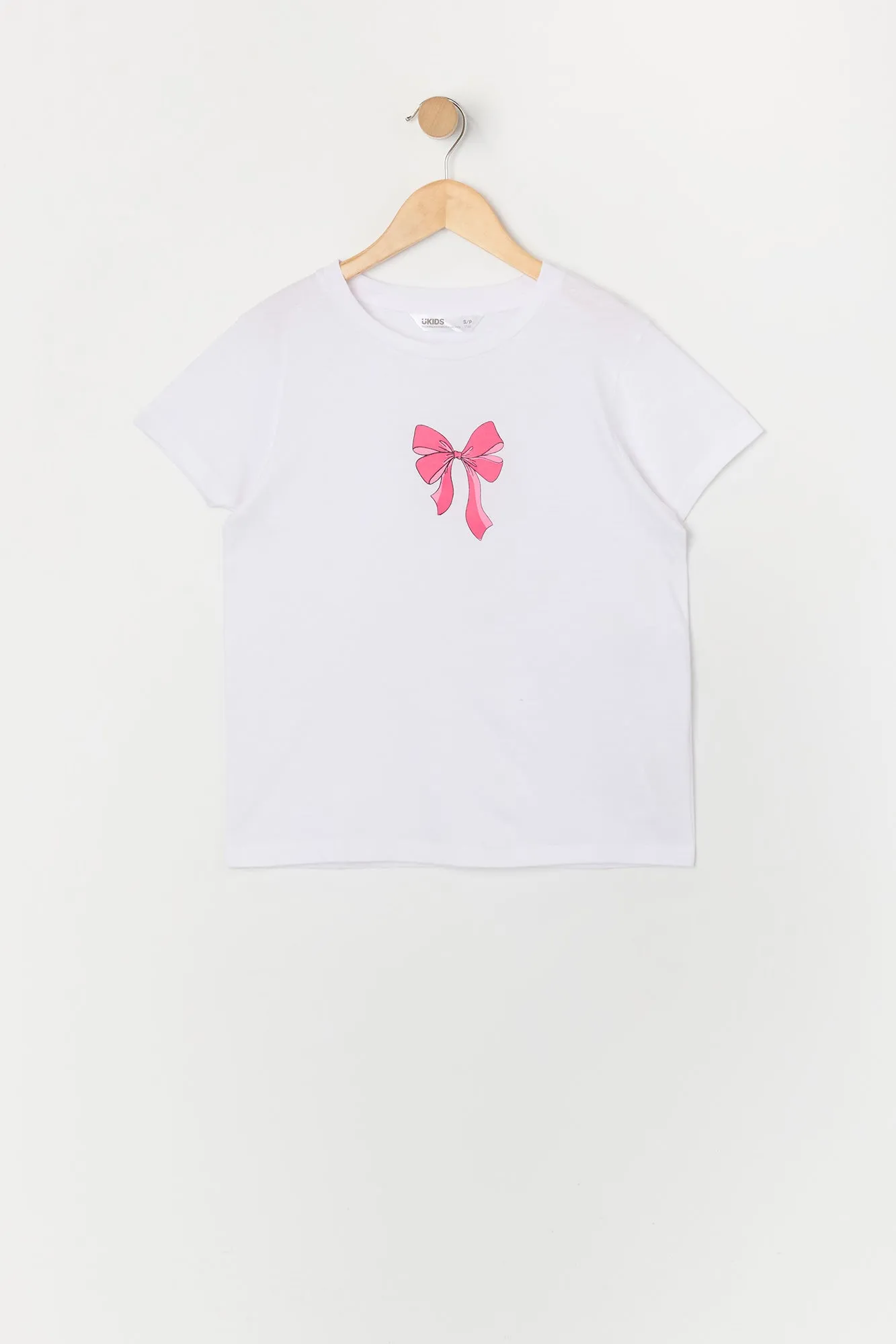 T-shirt à imprimé Pink Bow pour fille sold by Urban Planet