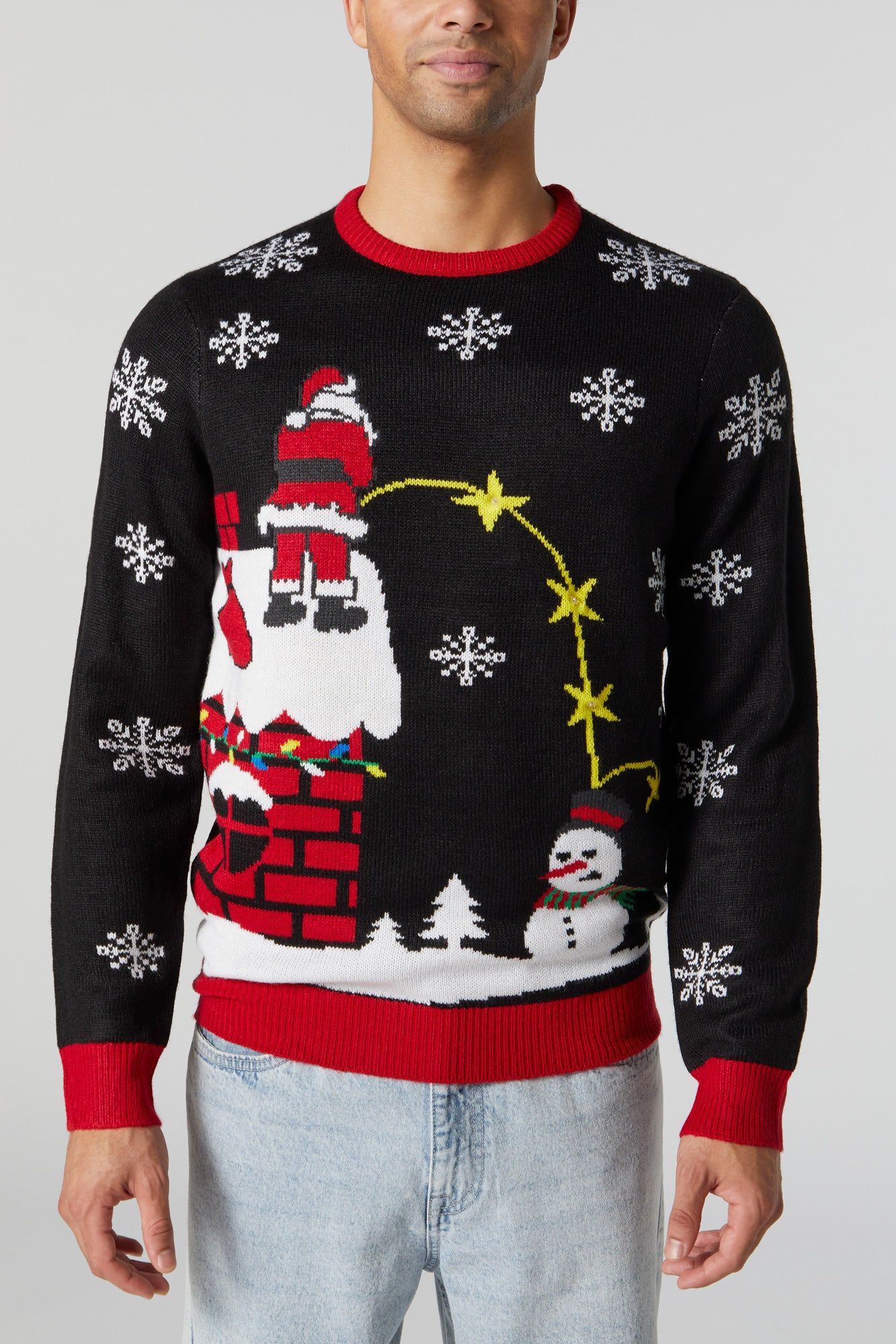 Chandail Hideux Noël à imprimé Naughty Santa sold by Urban Planet product image thumbnail 2