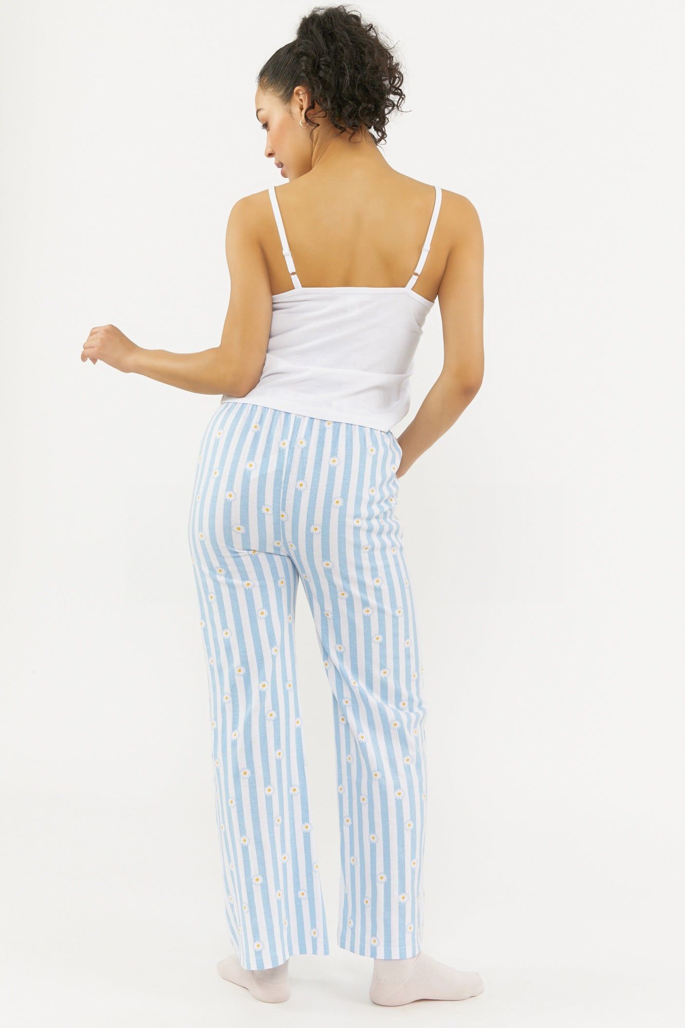 Happy Thoughts Graphic Tank and Pant 2-Piece Pajama Set sold by Urban Planet product image thumbnail 4
