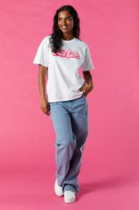 Barbie™ White Graphic Boyfriend T-Shirt sold by Urban Planet