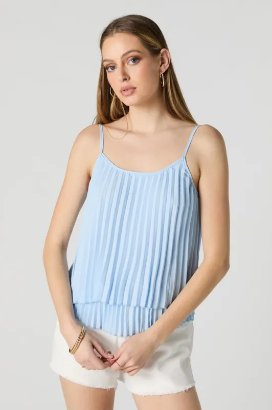 Camisole superposée plissée en satin sold by Urban Planet