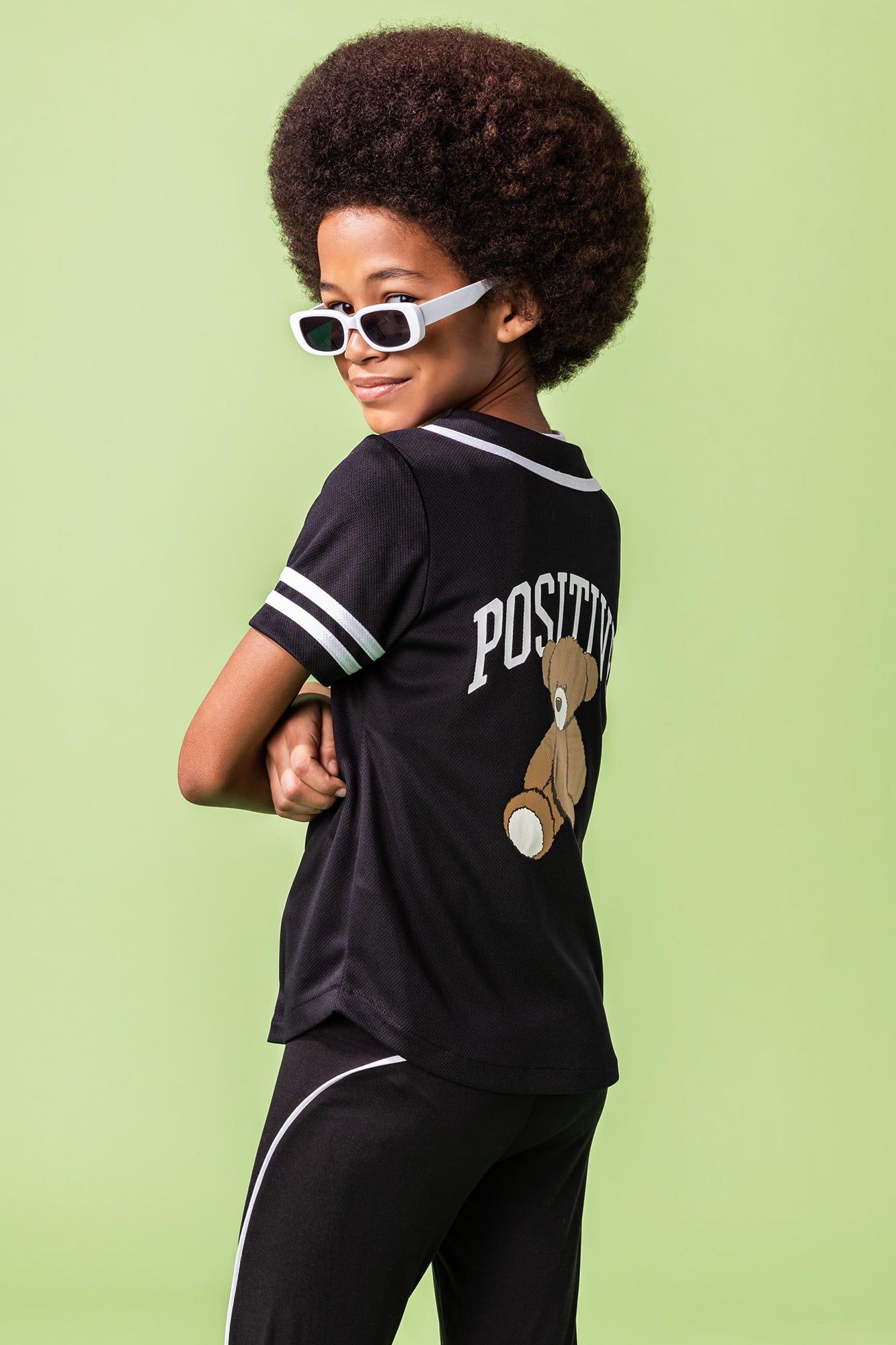 Girls Positive Baseball Jersey sold by Urban Planet