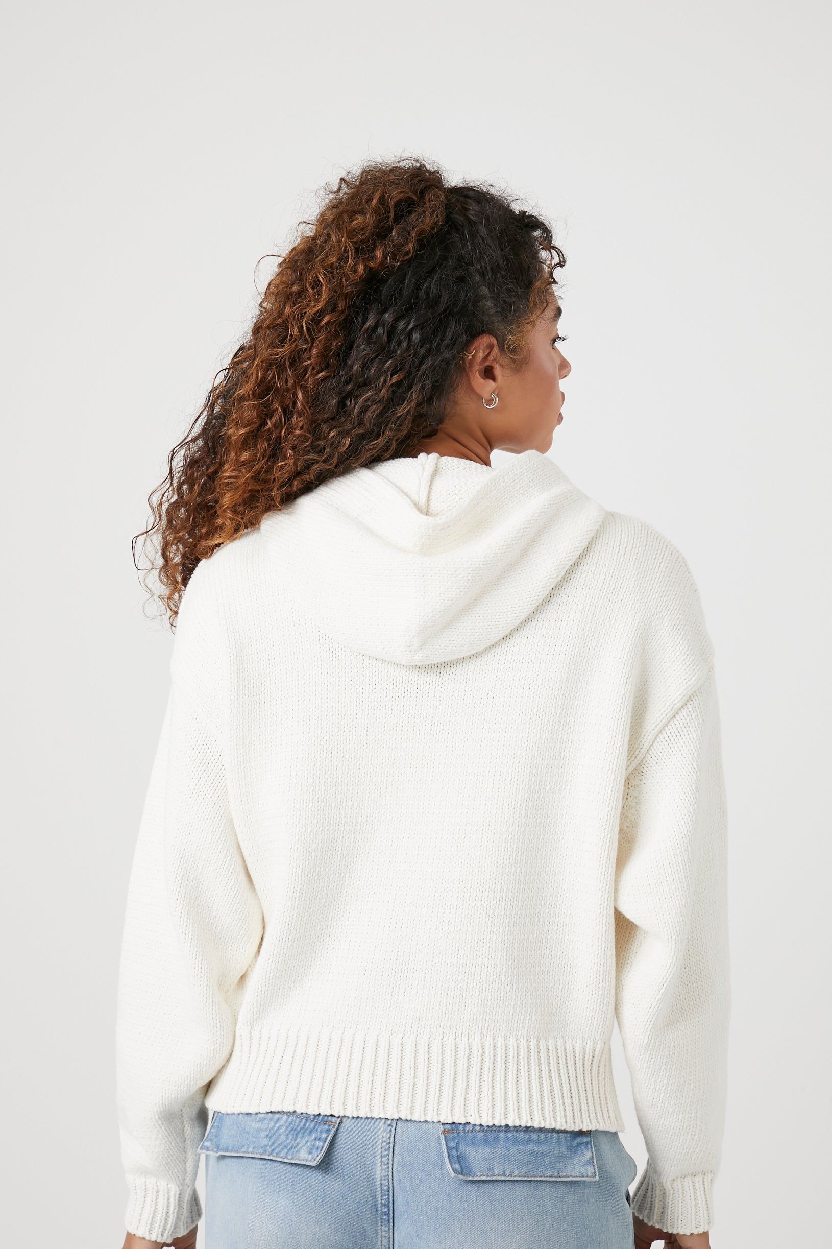 Haut à capuchon en tricot à imprimé Paris sold by Urban Planet product image thumbnail 2
