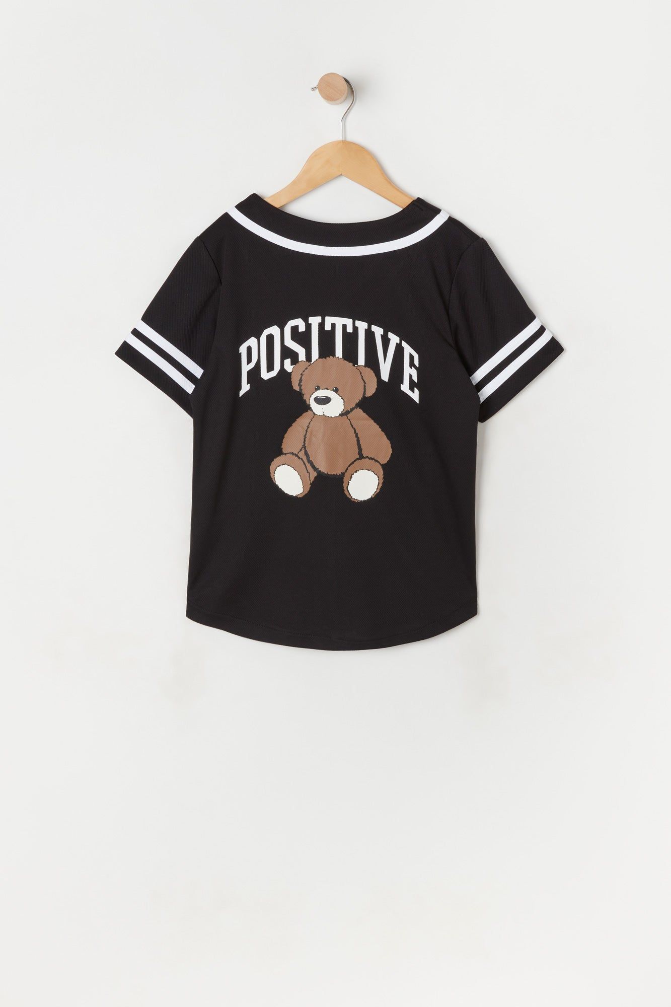 Girls Positive Baseball Jersey sold by Urban Planet product image thumbnail 3