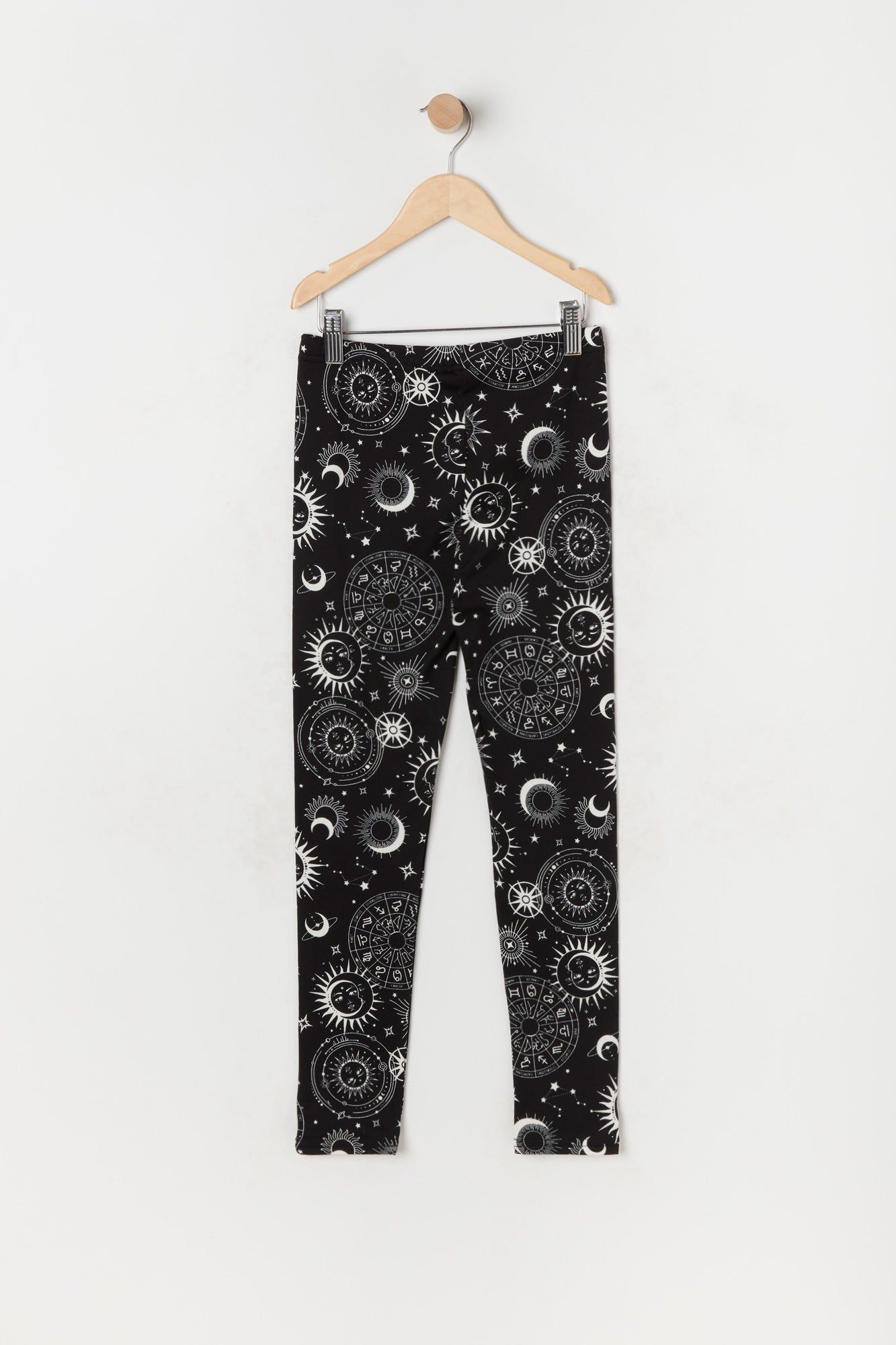 Girls Soft Mystic Sun Print Fleece Legging sold by Urban Planet product image thumbnail 2