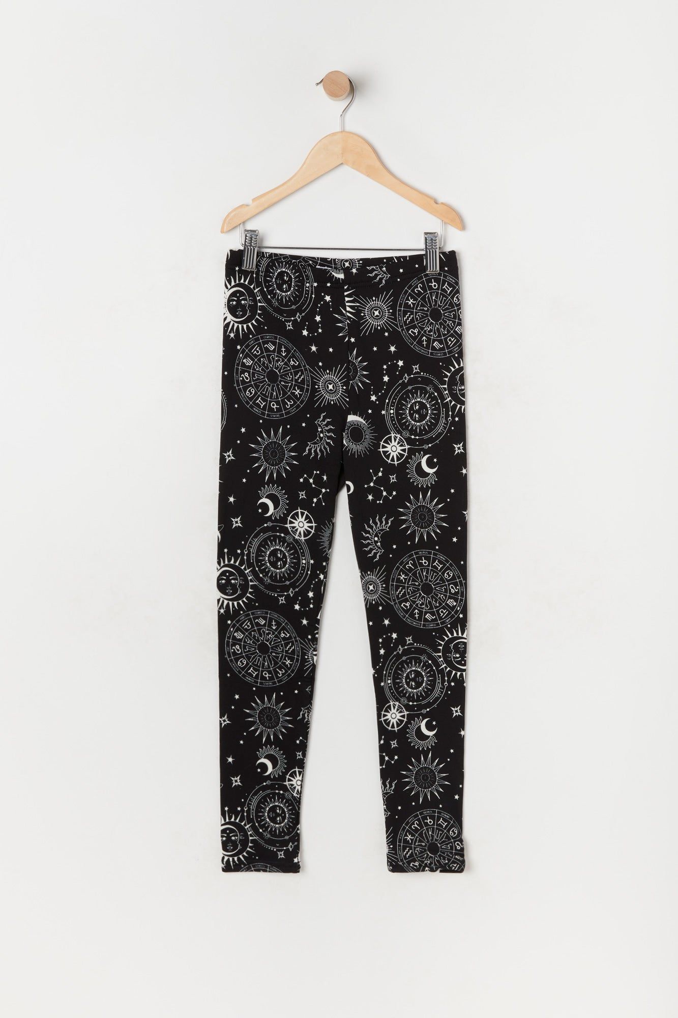 Girls Soft Mystic Sun Print Fleece Legging sold by Urban Planet