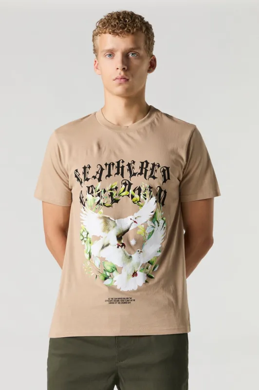 T-shirt à imprimé Feathered Freedom sold by Urban Planet