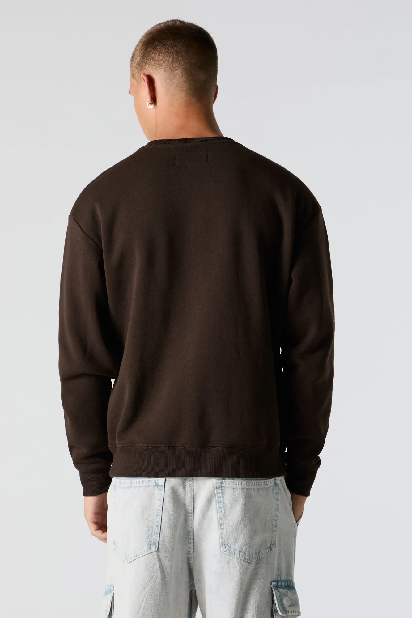 Love Puff Print Fleece Sweatshirt sold by Urban Planet product image thumbnail 2