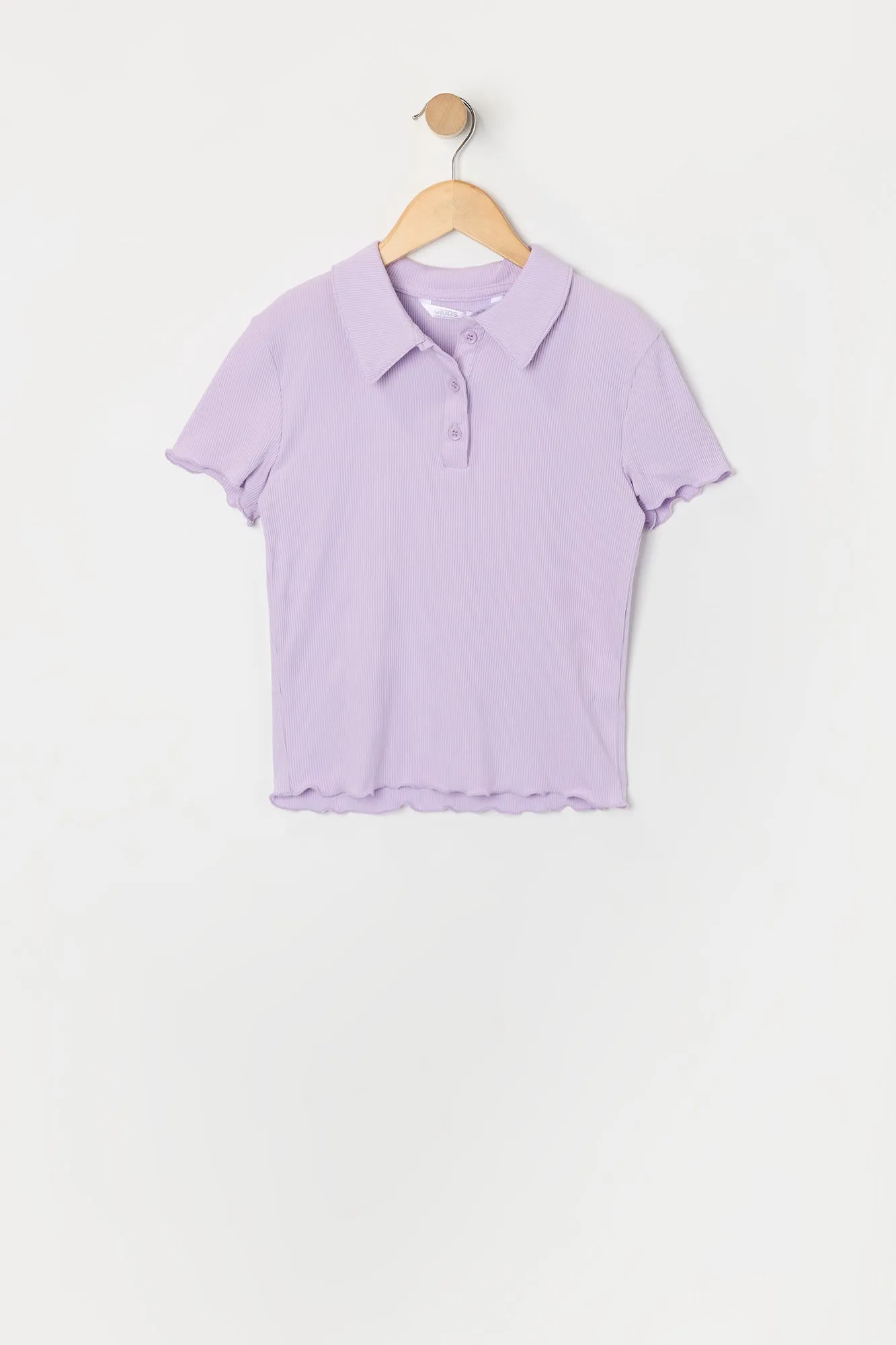 Polo côtelé avec liséré volanté pour fille sold by Urban Planet product image thumbnail 3