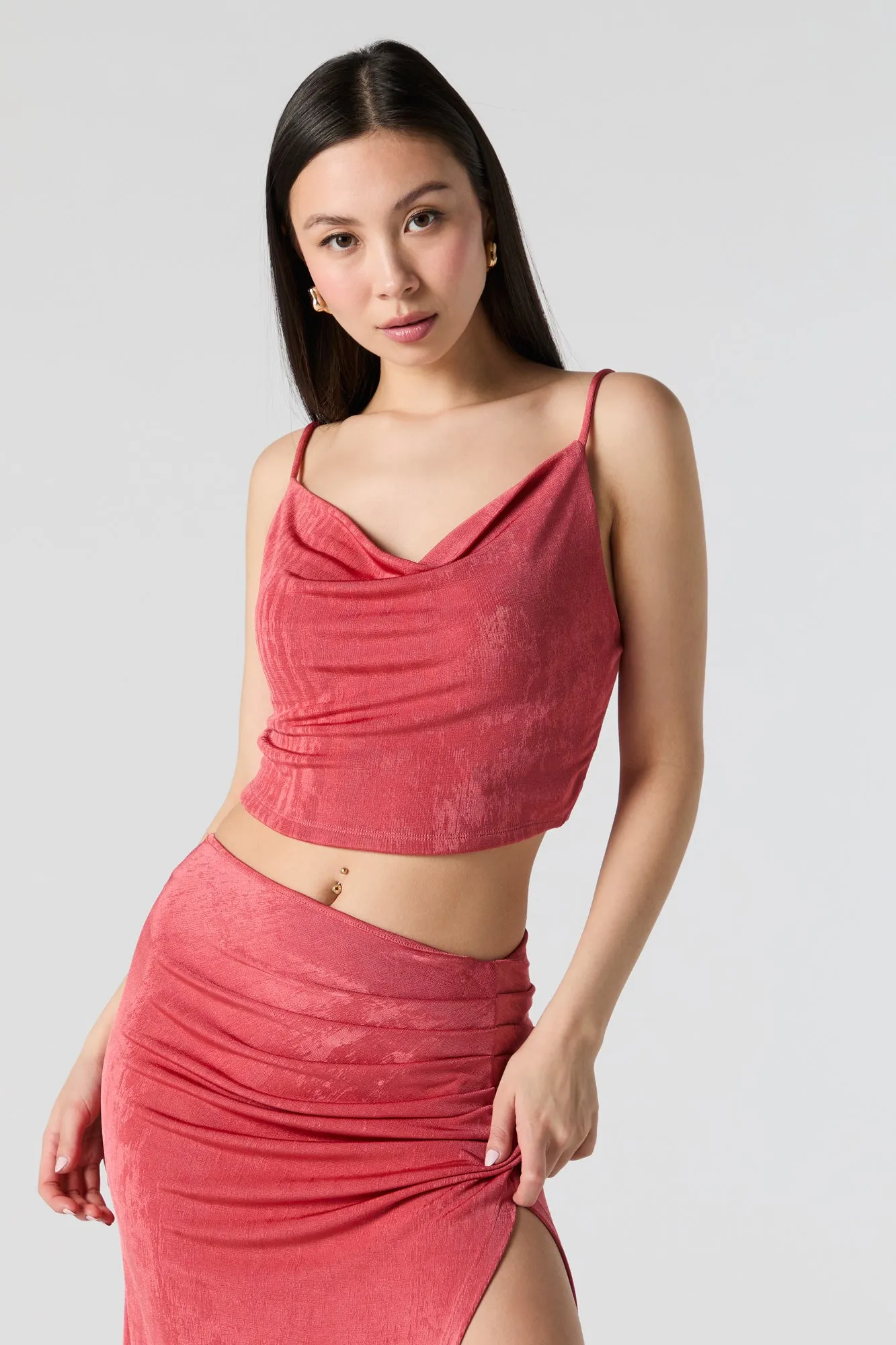 Camisole courte à col châle sold by Urban Planet product image thumbnail 4
