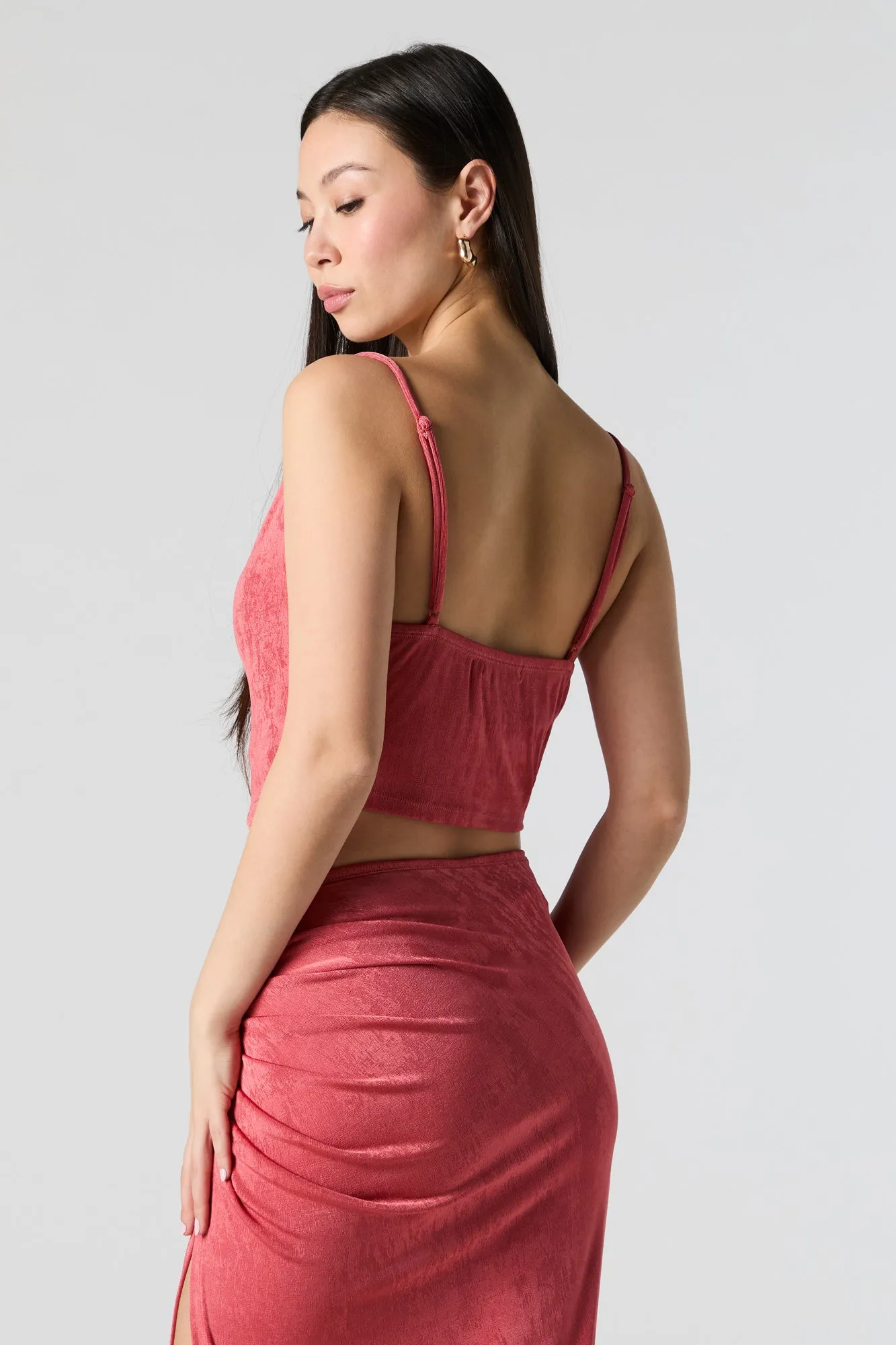 Camisole courte à col châle sold by Urban Planet product image thumbnail 5