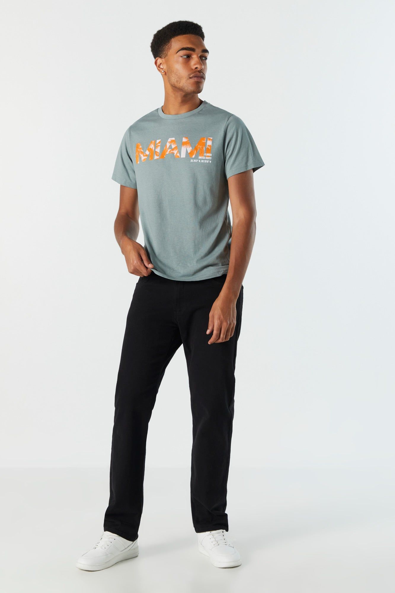 T-shirt à imprimé Miami sold by Urban Planet product image thumbnail 4