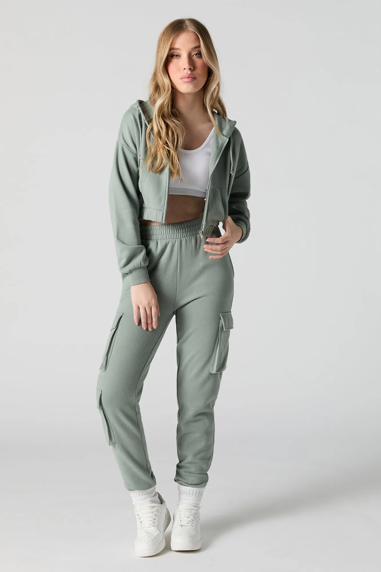 Fleece Cargo Jogger sold by Urban Planet product image thumbnail 4