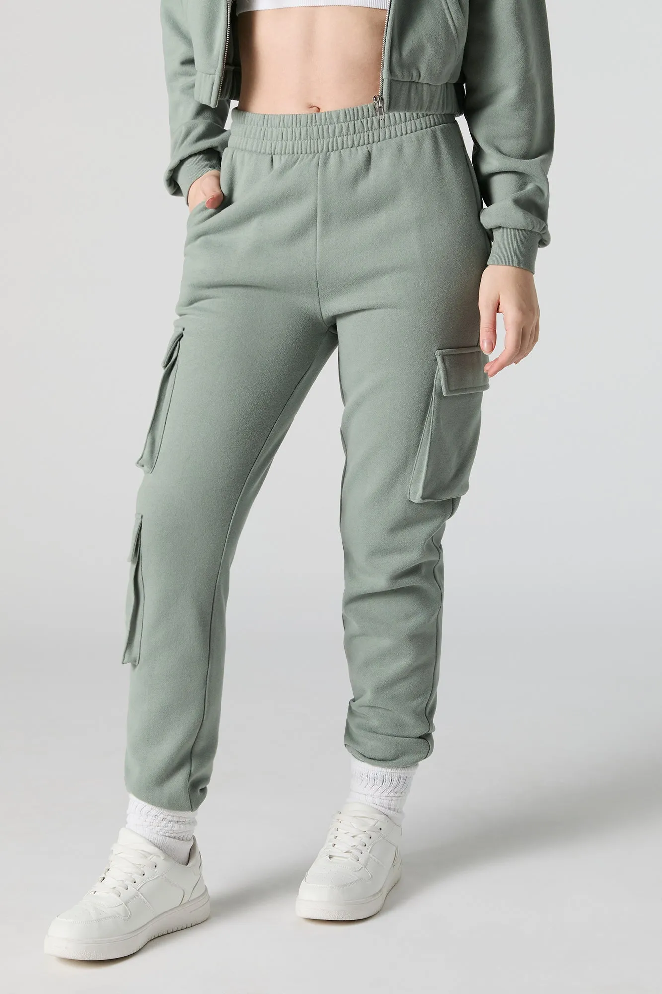 Fleece Cargo Jogger sold by Urban Planet product image thumbnail 5