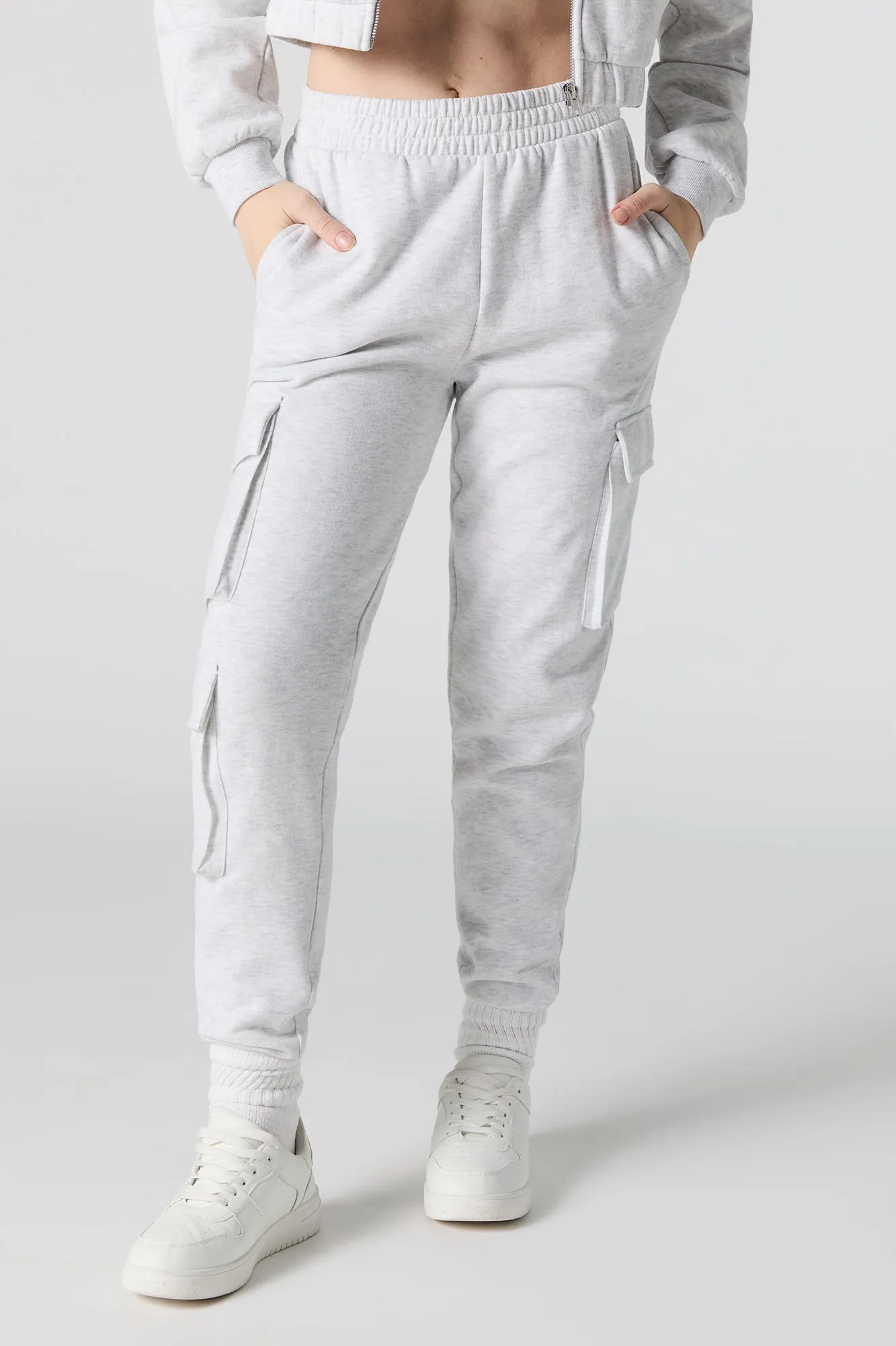 Fleece Cargo Jogger sold by Urban Planet product image thumbnail 2