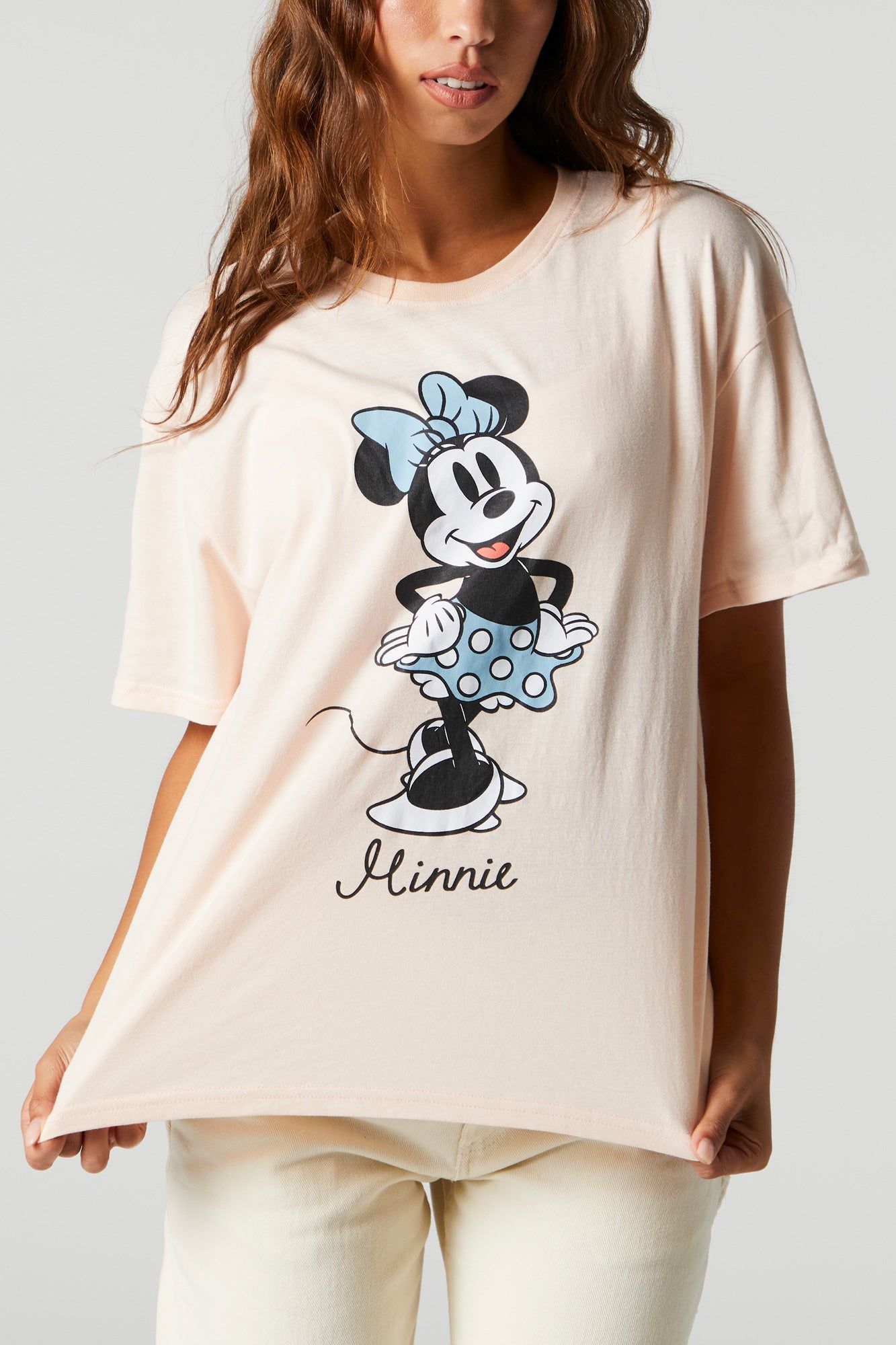 Minnie Mouse Graphic Boyfriend T-Shirt sold by Urban Planet
