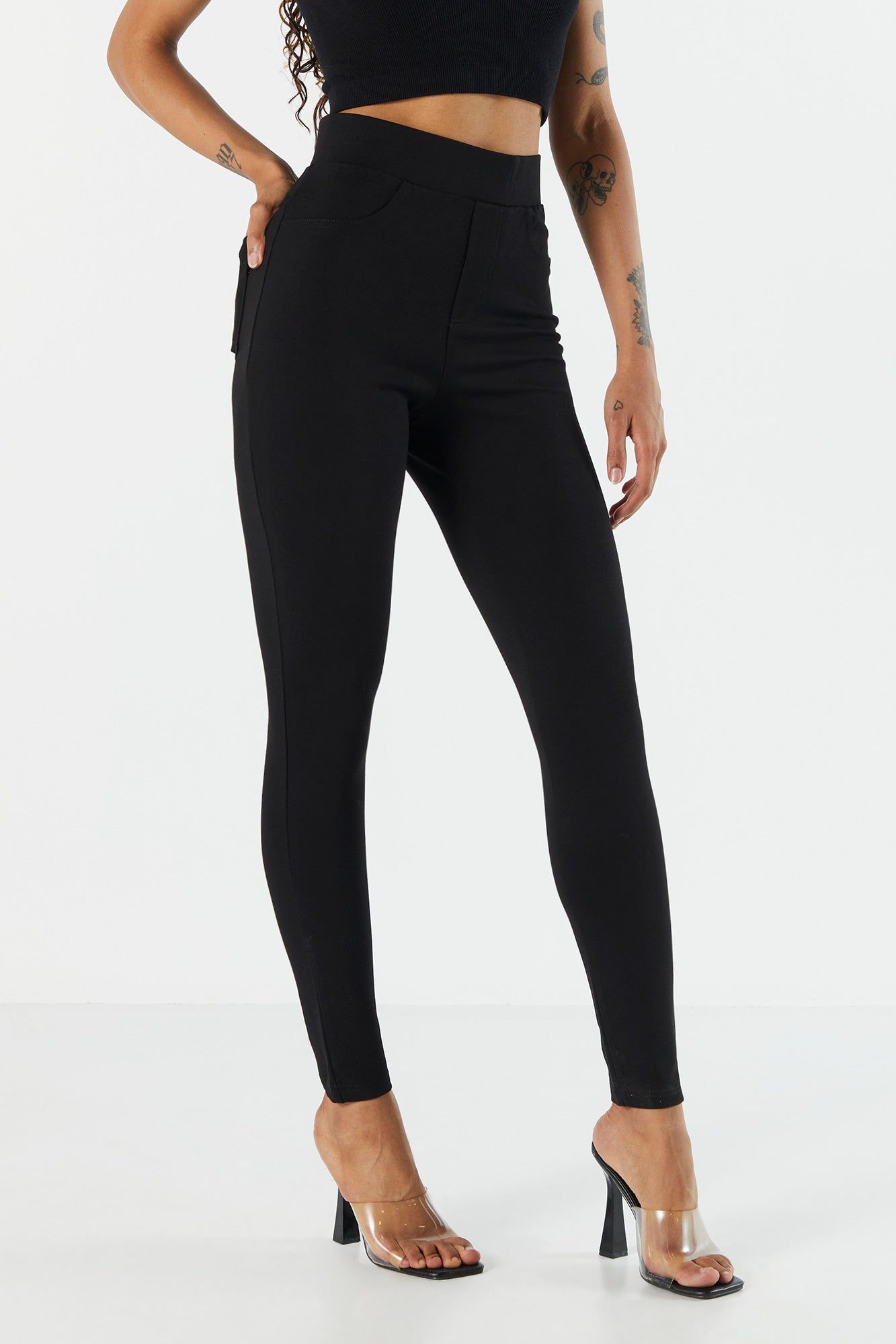 High Rise Pocket Legging sold by Urban Planet product image thumbnail 3
