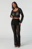 Pantalon couvre-maillot crocheté à jambe évasée sold by Urban Planet