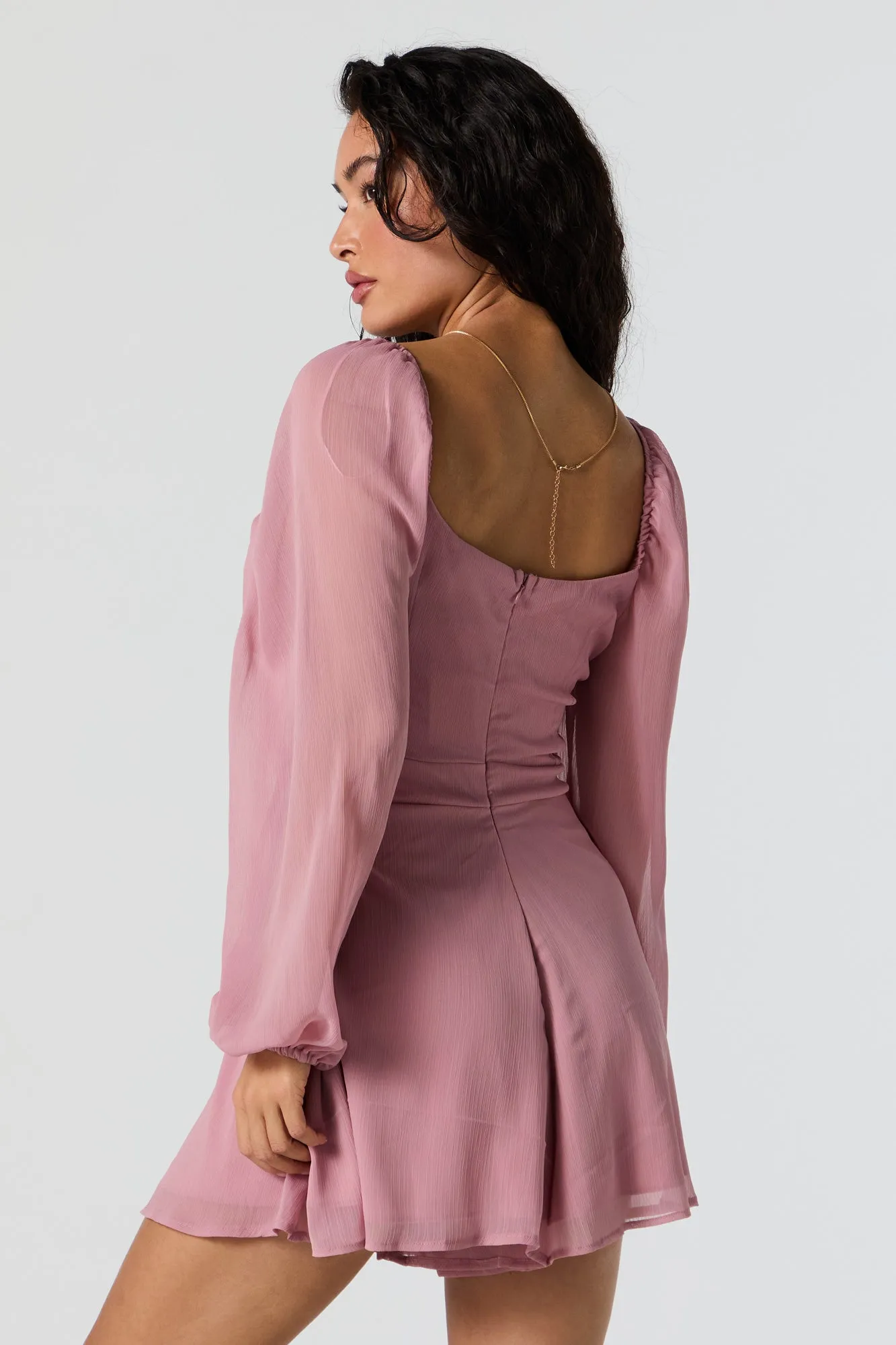 Barboteuse à bustier froncé et manches longues sold by Urban Planet product image thumbnail 2