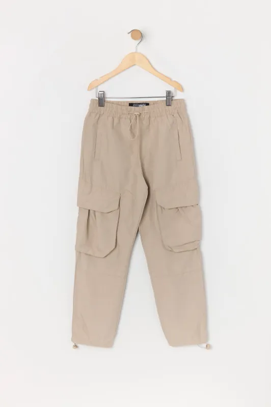 Jogger parachute cargo avec ourlet à barillet pour garçon sold by Urban Planet