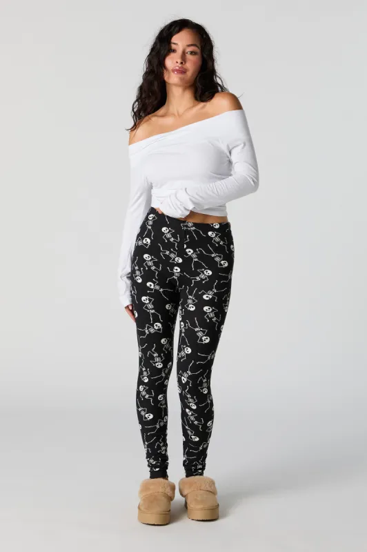 Halloween Print Fleece Legging sold by Urban Planet