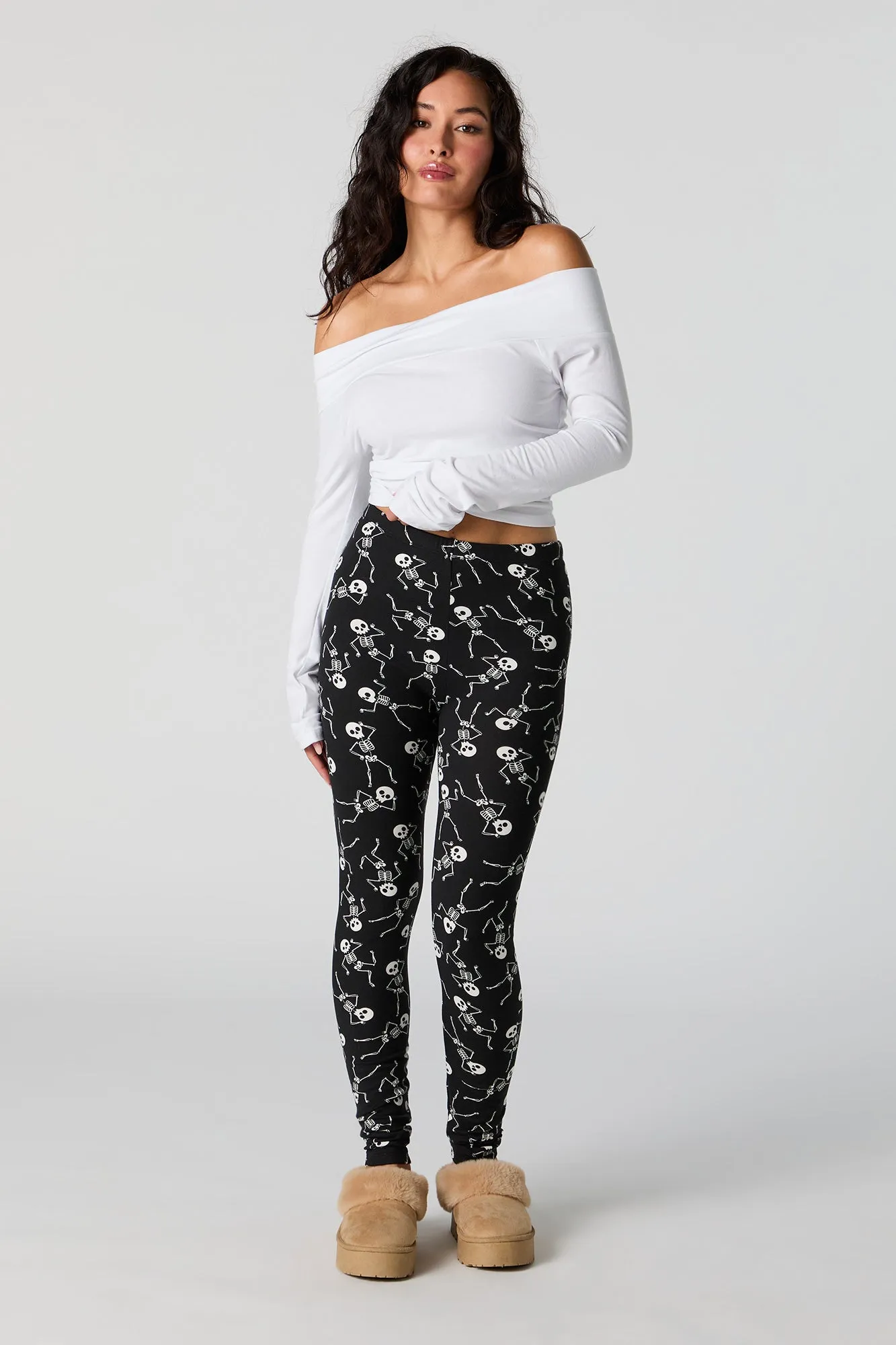Halloween Print Fleece Legging sold by Urban Planet