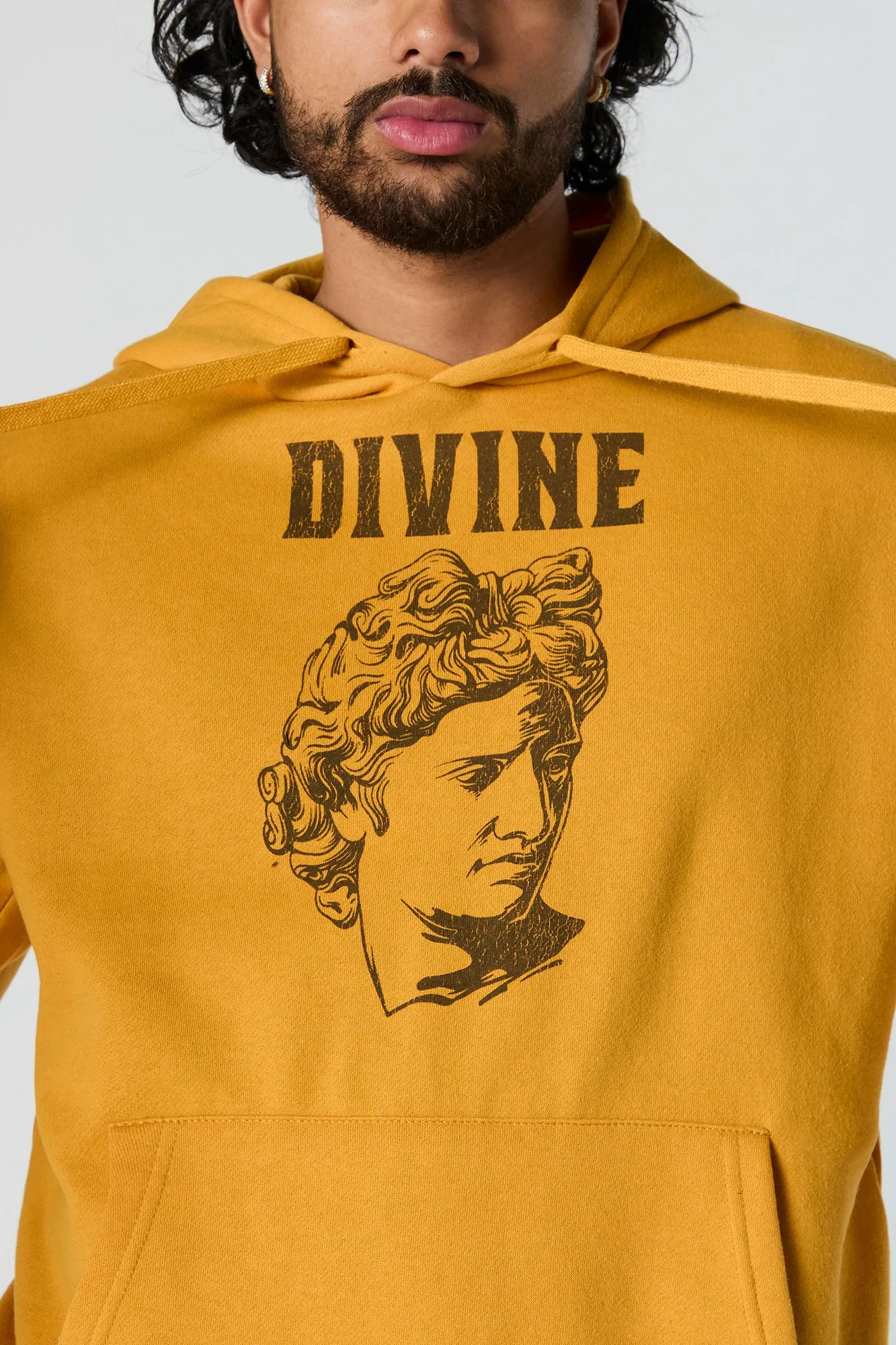 Divine Graphic Fleece Hoodie sold by Urban Planet