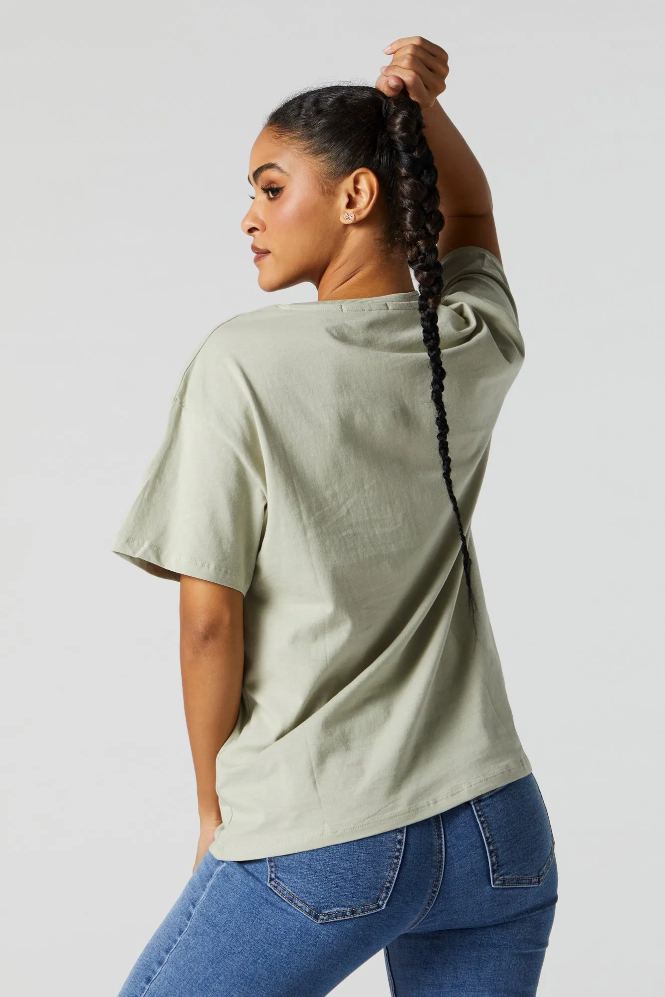 Seattle Graphic Boyfriend T-Shirt sold by Urban Planet product image thumbnail 4