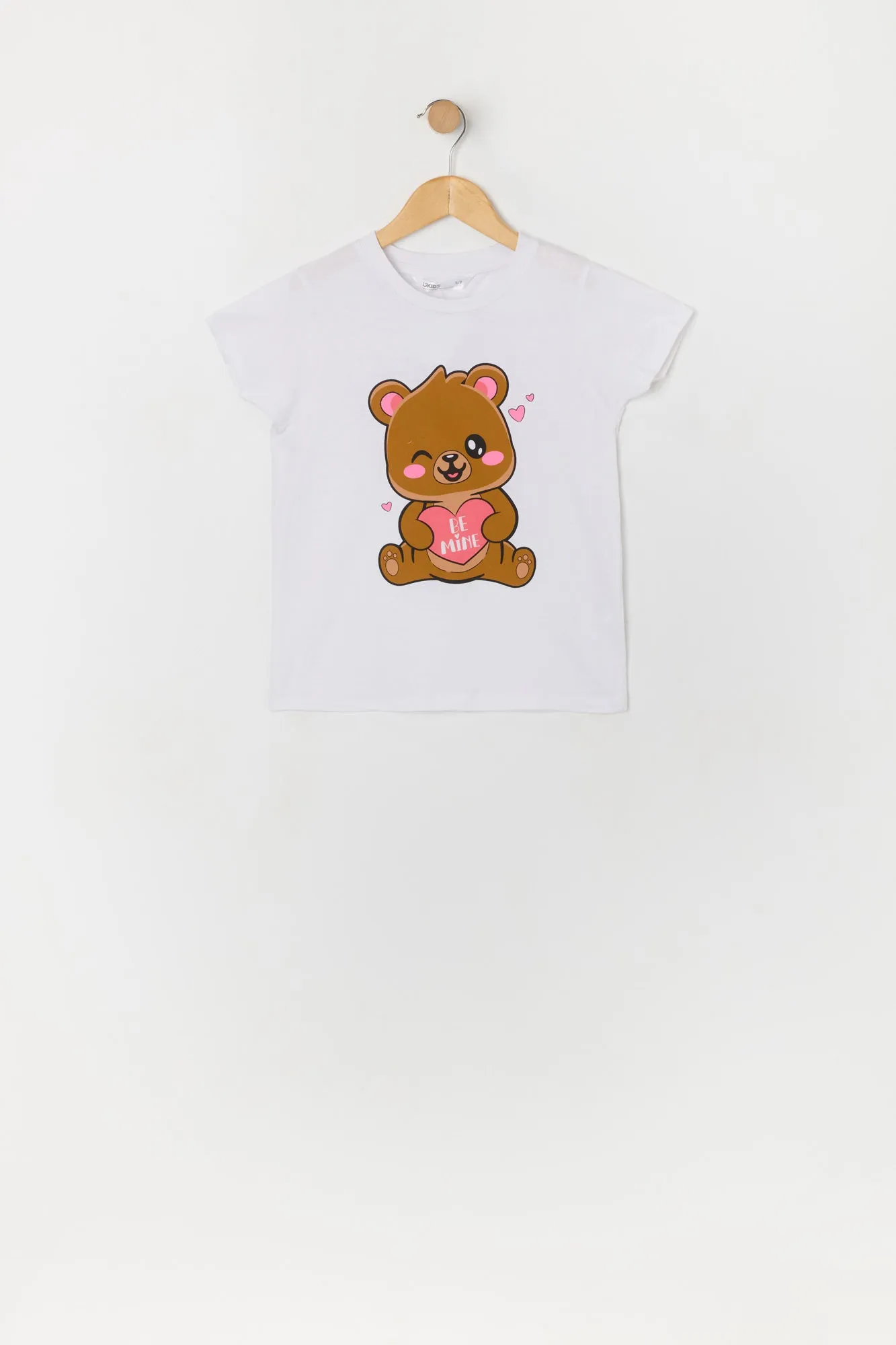 T-shirt à imprimé Valentines Be Mine pour fille sold by Urban Planet