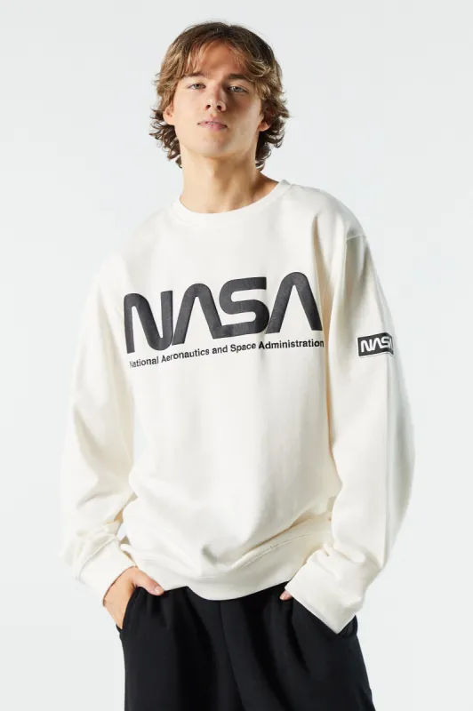 NASA Graphic Fleece Sweatshirt sold by Urban Planet