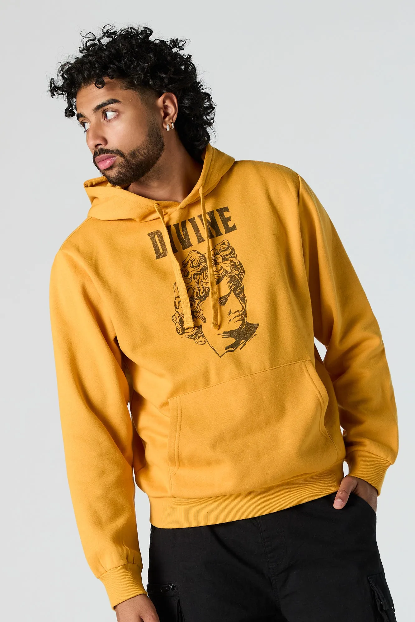 Divine Graphic Fleece Hoodie sold by Urban Planet product image thumbnail 2