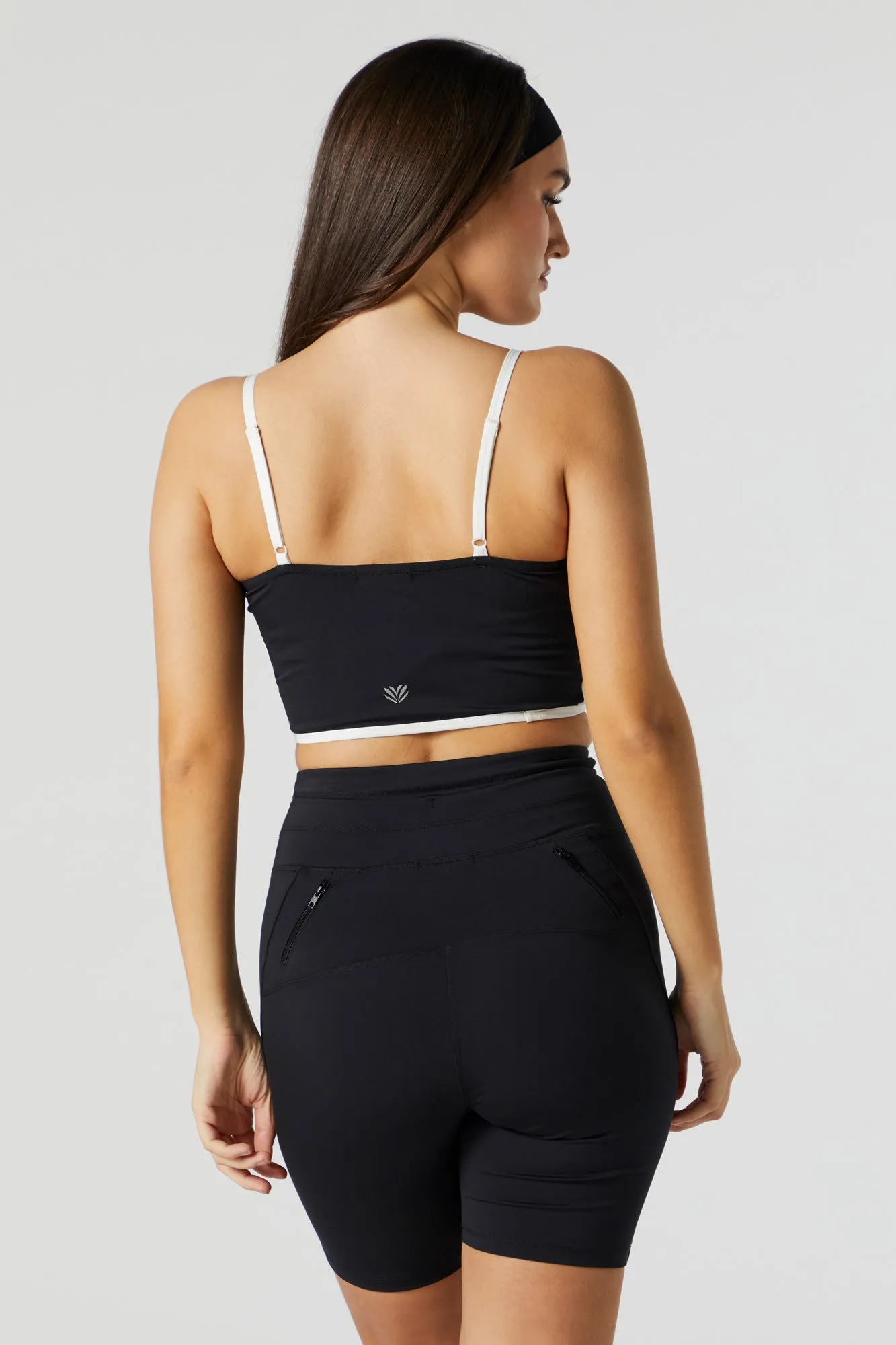 Short Active à taille haute avec taille coulissante noir sold by Urban Planet product image thumbnail 2