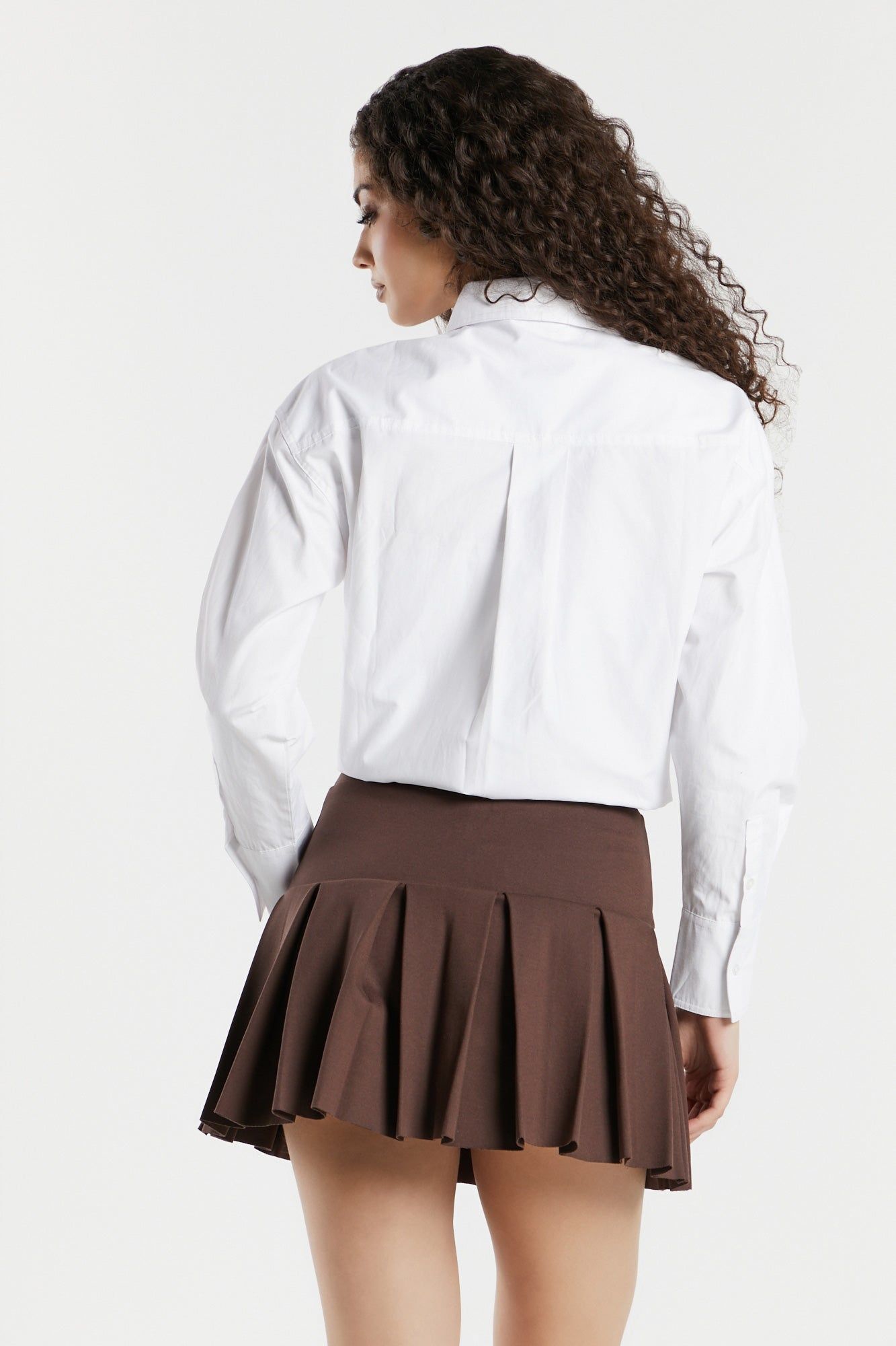 Flare Pleated Skort sold by Urban Planet product image thumbnail 6