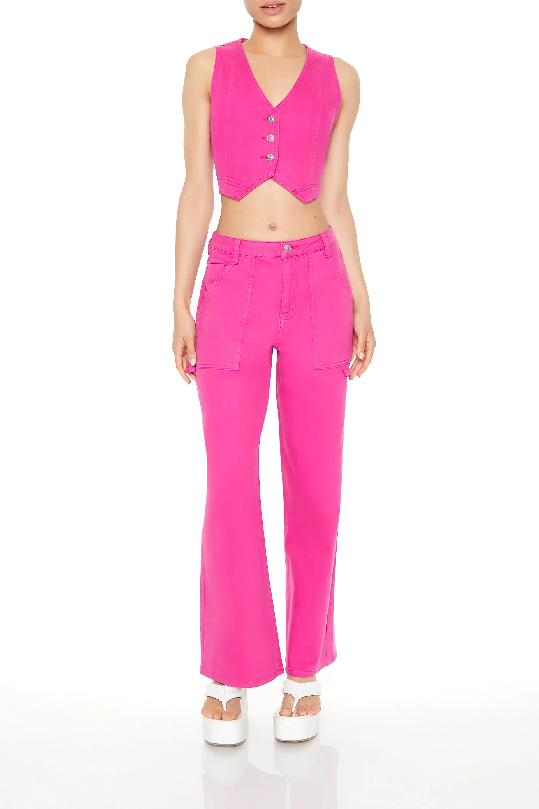 Jean menuisier à taille haute sold by Urban Planet